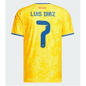 Colombia Luis Diaz #7 Hjemme skjorte VM 2026 Kortermet